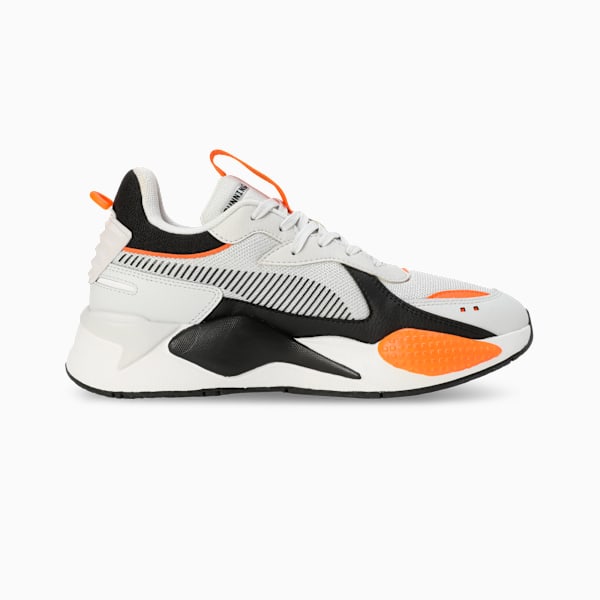 RS-X Geek Advanced Cushioning Sneakers, Feather Gray-PUMA Black, extralarge-IND