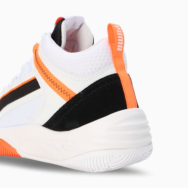Rebound Future EVO Core Sneakers, PUMA White-PUMA Black-Ultra Orange, extralarge-IND
