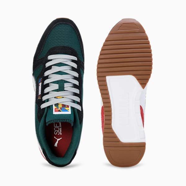R78 Year Of Sports Sneakers, Dark Myrtle-PUMA White-PUMA Black, extralarge-IND