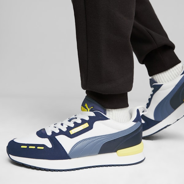 R78 Sneakers, New Navy-Cold Green-PUMA White, extralarge-IND