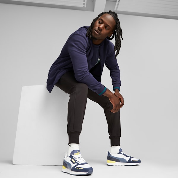 R78 Sneakers, New Navy-Cold Green-PUMA White, extralarge-IND