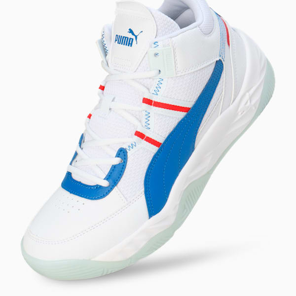 Rebound Future NextGen Sneakers, PUMA White-PUMA Team Royal-For All Time Red, extralarge-IND