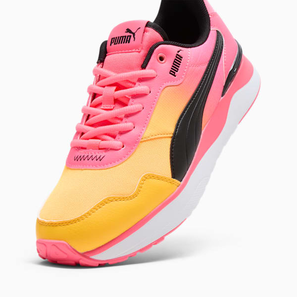 Tenis R78 Voyage Fade para mujer, Sunset Glow-PUMA Black-Sun Stream, extralarge