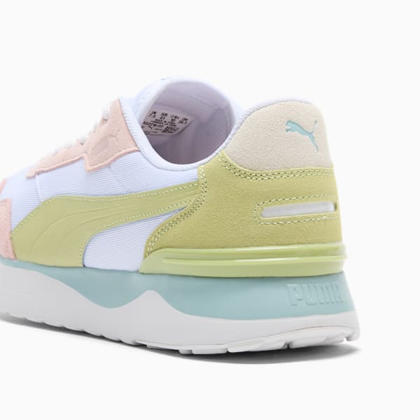 Tenis para mujer R78 Voyage Eucalyptus, PUMA White-Pistachio Green-Rose Quartz, extralarge