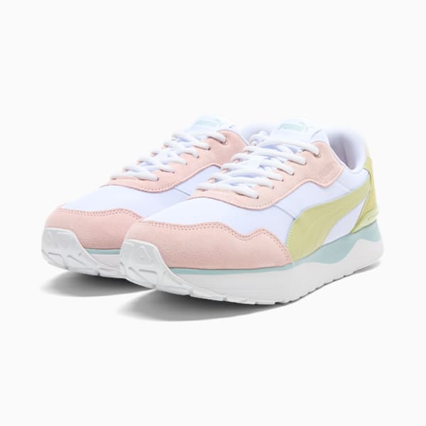 Tenis para mujer R78 Voyage Eucalyptus, PUMA White-Pistachio Green-Rose Quartz, extralarge