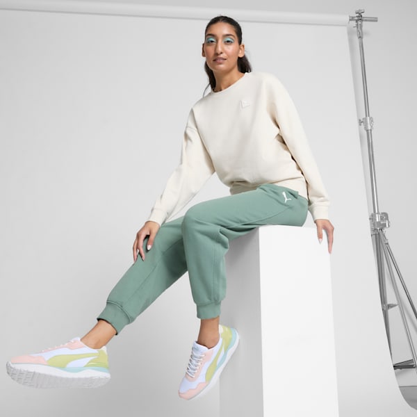 Tenis para mujer R78 Voyage Eucalyptus, PUMA White-Pistachio Green-Rose Quartz, extralarge