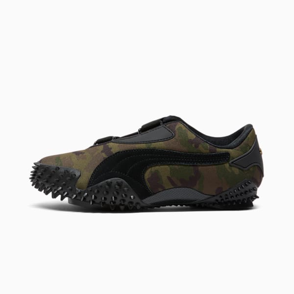 Tenis Mostro Camo para mujer, Wild Willow-Dark Olive, extralarge