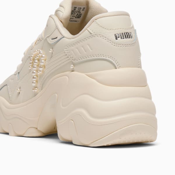 Tenis para mujer Pulsar Wedge, Frosted Ivory-PUMA White, extralarge