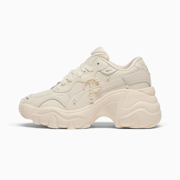 Tenis para mujer Pulsar Wedge, Frosted Ivory-PUMA White, extralarge