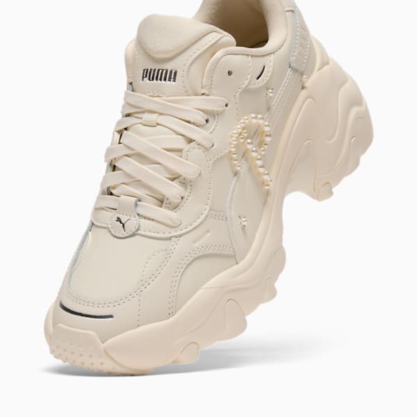 Tenis para mujer Pulsar Wedge, Frosted Ivory-PUMA White, extralarge