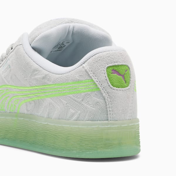 Tenis Suede XL, Silver Mist-Peaceful Blue, extralarge