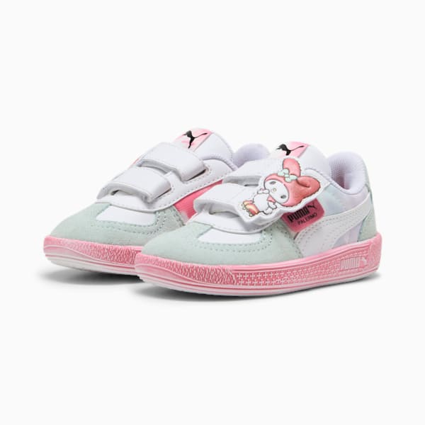 Tenis PUMA x HELLO KITTY Palermo para bebés, PUMA White-Magic Rose, extralarge