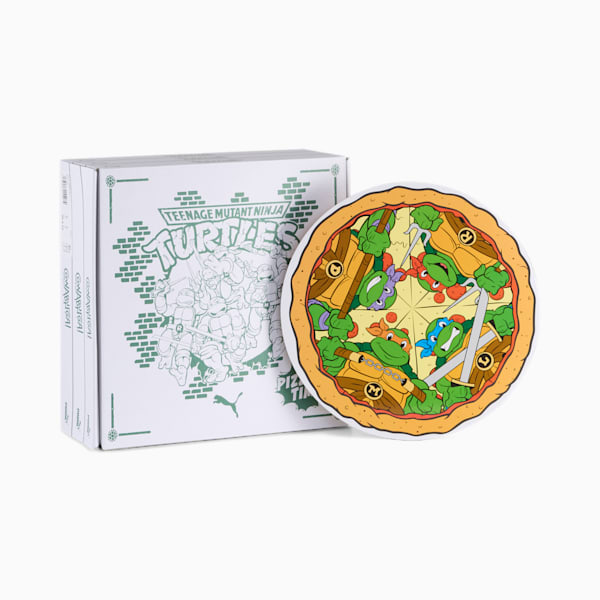 PUMA x TMNT RS-X Big Kids' Sneakers, PUMA Black-Leafy Green, extralarge