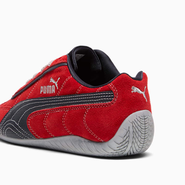 Tenis para mujer PUMA x LAQUAN SMITH Speedcat, For All Time Red-PUMA Black-PUMA Silver, extralarge