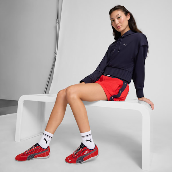 Tenis para mujer PUMA x LAQUAN SMITH Speedcat, For All Time Red-PUMA Black-PUMA Silver, extralarge