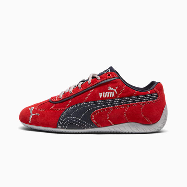 Tenis para mujer PUMA x LAQUAN SMITH Speedcat, For All Time Red-PUMA Black-PUMA Silver, extralarge