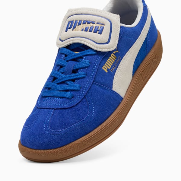 ユニセックス パレルモ プレミアム スウェード スニーカー, Vivid Blue-Warm White, extralarge-JPN