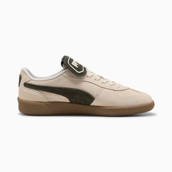 Tenis Palermo Premium Suede, Alpine Snow-Dark Olive-PUMA Gold, extralarge