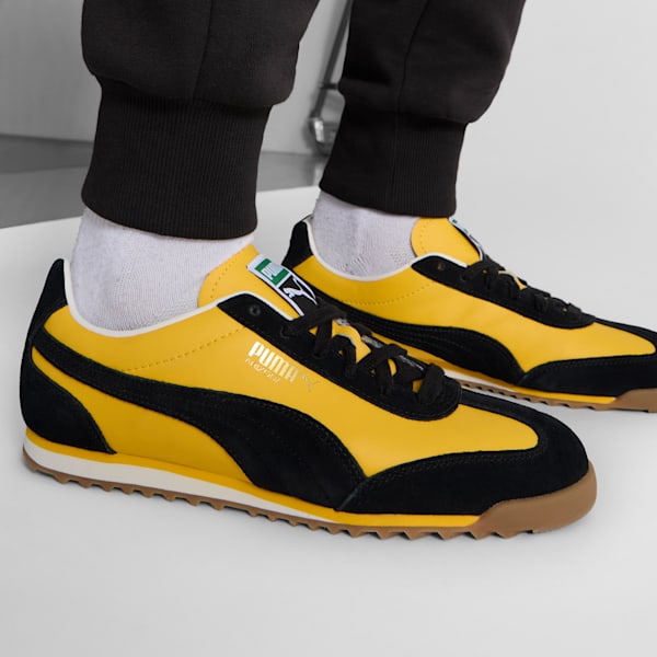 Arizona Retro Sneakers, Yellow Sizzle-PUMA Black, extralarge