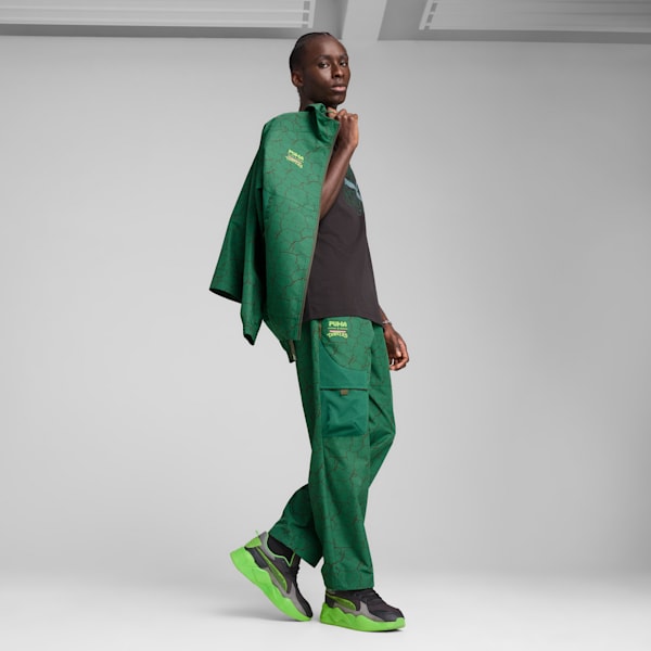 Tenis PUMA x TORTUGAS NINJA RS-X, PUMA Black-Leafy Green, extralarge