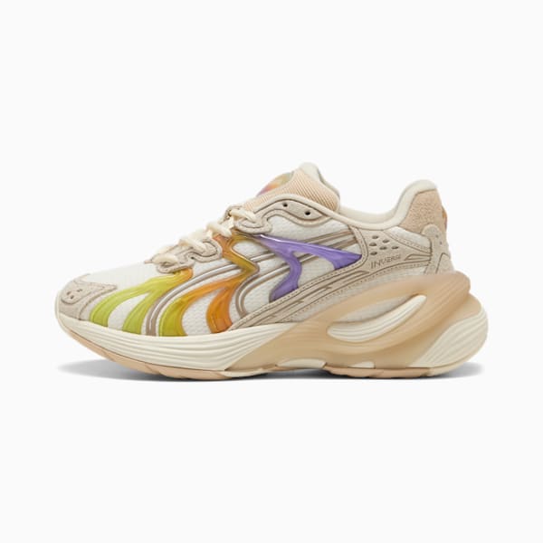 ウィメンズ インヴァース キャンディ ペイント スニーカー, Warm White-Lavender Alert-Archive Gold, extralarge-JPN