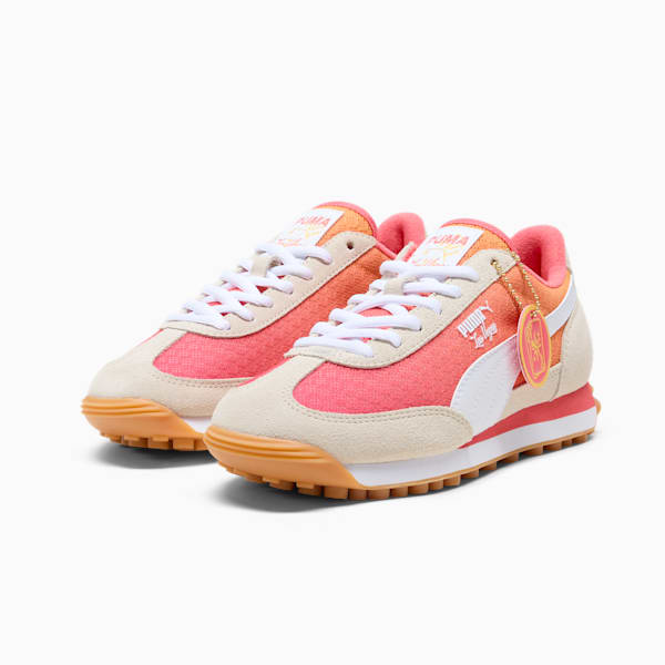 Tenis Easy Rider MF Vegas Flagship para mujer, Alpine Snow-Peach Frost-PUMA White, extralarge
