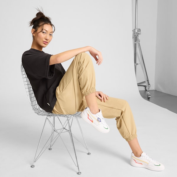 Palermo Moda NYC Flagship Women's Sneakers, PUMA White-Sunny Yellow-Blue Crystal-Archive Green, extralarge