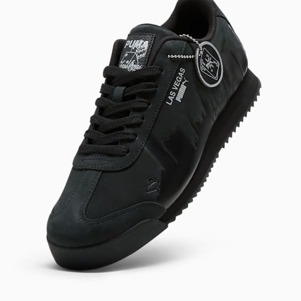 Roma Skyline Vegas Flagship Sneakers, PUMA Black-Peach Frost-Sunny Yellow, extralarge