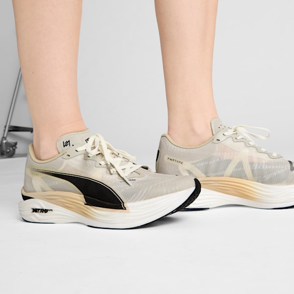 Tenis PUMA x REPRESENT Deviate NITRO™ Elite 3 para mujer, Desert Dust-PUMA Black, extralarge