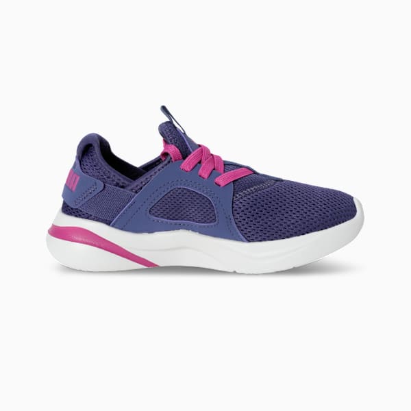 Softride Rift Swift Kicks Kids Running Shoes, Blue Crystal-Wild Berry, extralarge-IND