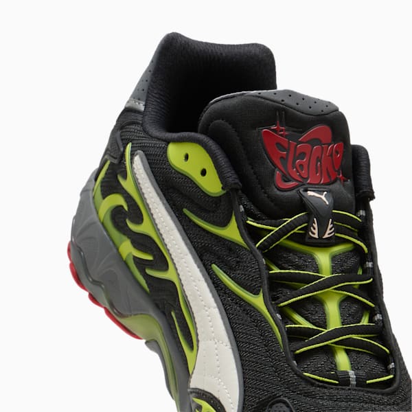 Tenis de malla Inhale de A$AP ROCKY x PUMA, PUMA Black-Warm White-Lime Pow, extralarge
