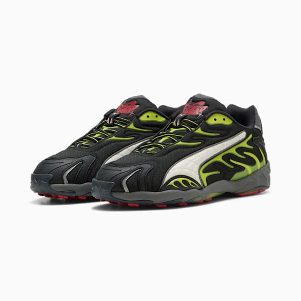 Sneakers Inhale Mesh A$AP ROCKY x PUMA, PUMA Black-Warm White-Lime Pow, extralarge