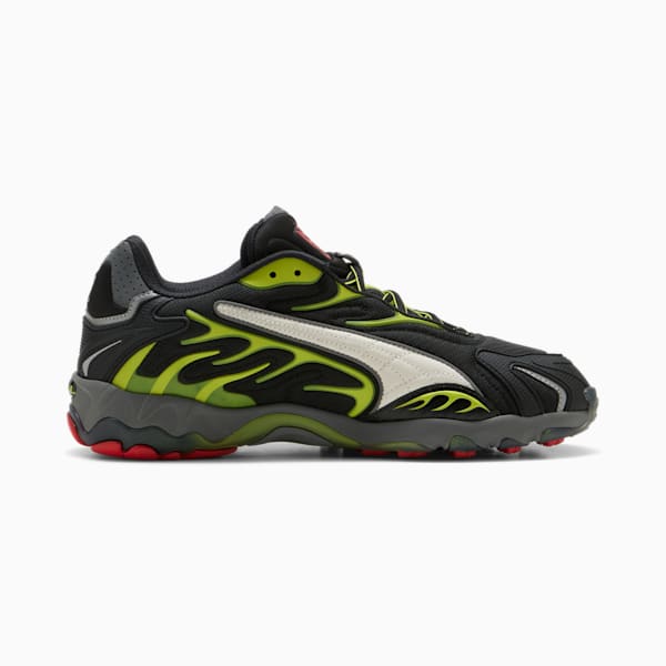 Sneakers Inhale Mesh A$AP ROCKY x PUMA, PUMA Black-Warm White-Lime Pow, extralarge