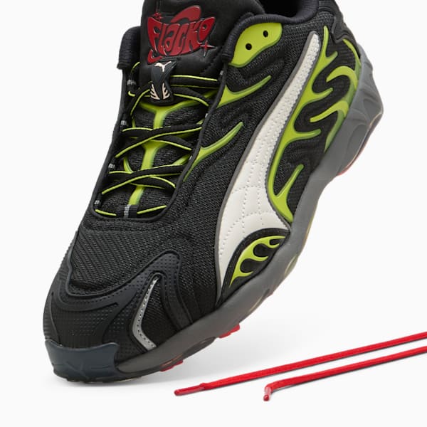 Tenis de malla Inhale de A$AP ROCKY x PUMA, PUMA Black-Warm White-Lime Pow, extralarge