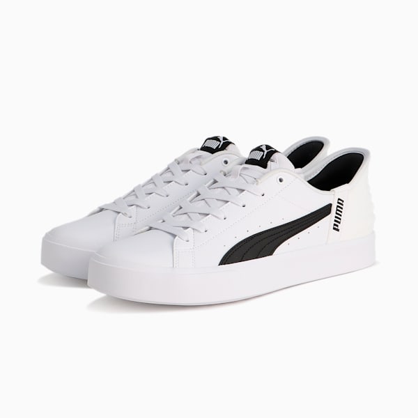 ユニセックス プーマ V コート イーズイン スニーカー, PUMA White-PUMA Black, extralarge-JPN
