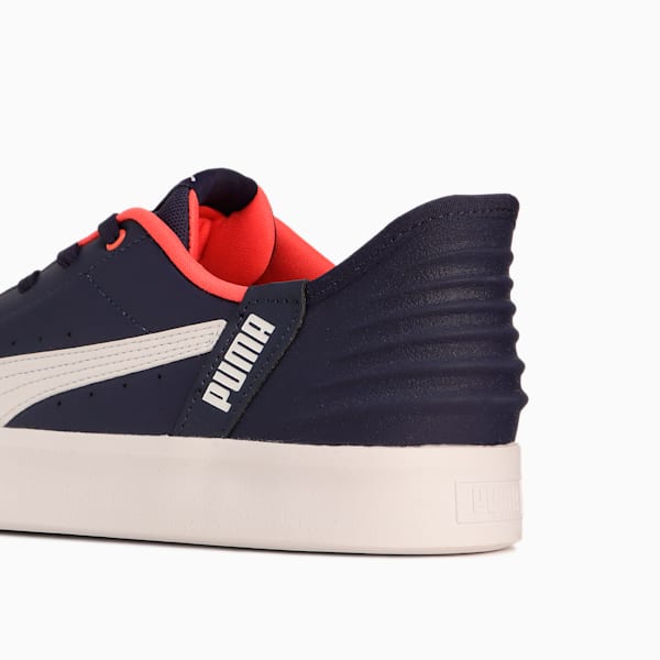 ユニセックス プーマ V コート イーズイン スニーカー, PUMA Navy-PUMA White, extralarge-JPN