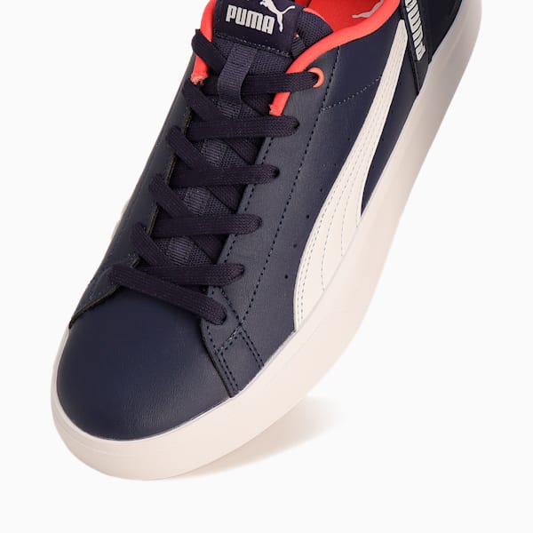 ユニセックス プーマ V コート イーズイン スニーカー, PUMA Navy-PUMA White, extralarge-JPN