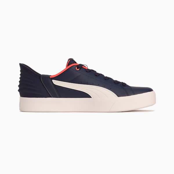 ユニセックス プーマ V コート イーズイン スニーカー, PUMA Navy-PUMA White, extralarge-JPN