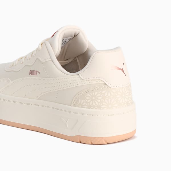 ウィメンズ コート ラリー SKYE LC スニーカー, Warm White-Rose Gold, extralarge-JPN