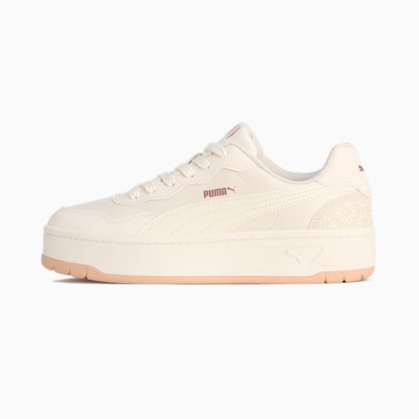 ウィメンズ コート ラリー SKYE LC スニーカー, Warm White-Rose Gold, extralarge-JPN