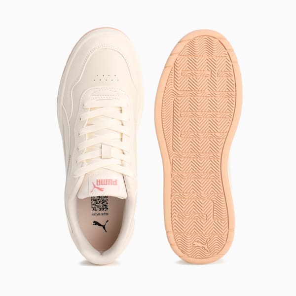ウィメンズ コート ラリー SKYE LC スニーカー, Warm White-Rose Gold, extralarge-JPN