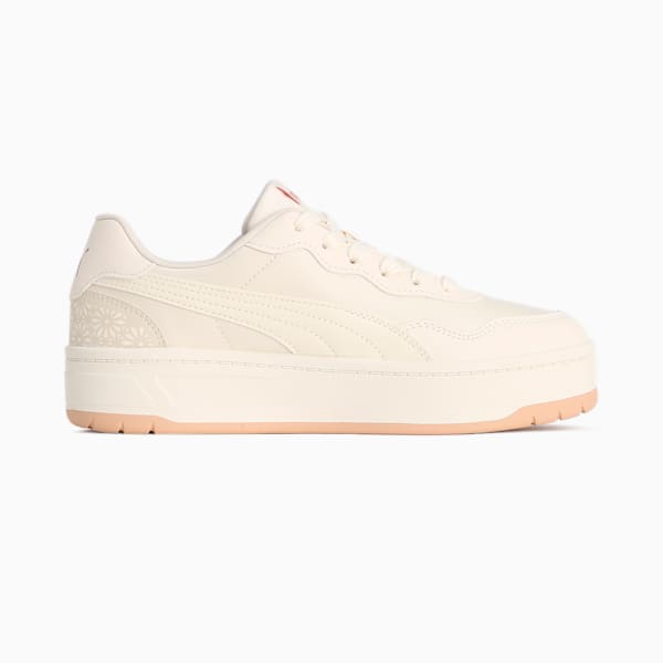 ウィメンズ コート ラリー SKYE LC スニーカー, Warm White-Rose Gold, extralarge-JPN