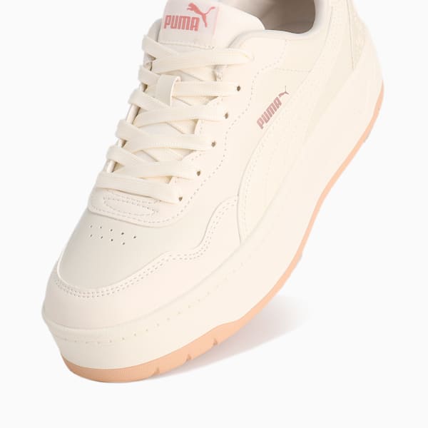 ウィメンズ コート ラリー SKYE LC スニーカー, Warm White-Rose Gold, extralarge-JPN