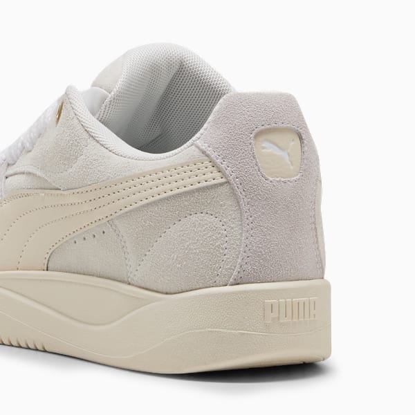 Tenis Park Luna para mujer, PUMA White-Alpine Snow-Feather Gray, extralarge