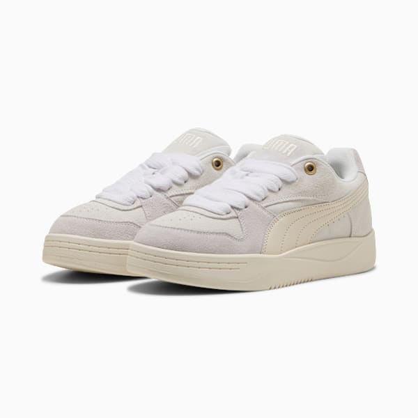 Tenis Park Luna para mujer, PUMA White-Alpine Snow-Feather Gray, extralarge