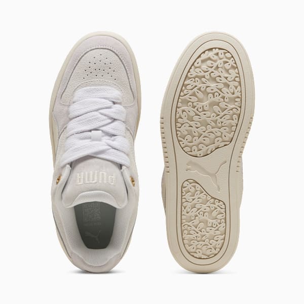 Tenis Park Luna para mujer, PUMA White-Alpine Snow-Feather Gray, extralarge