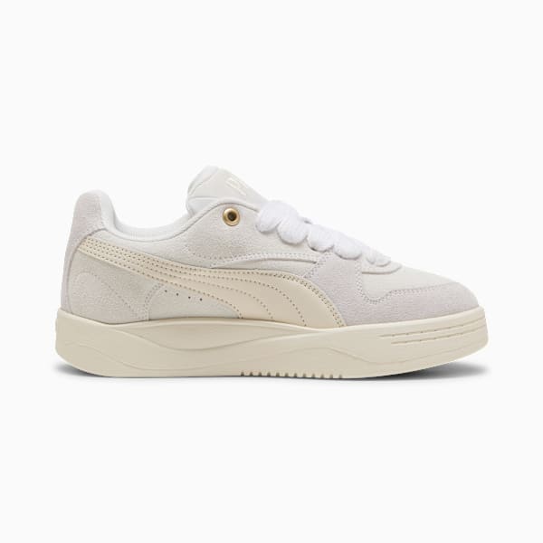 Tenis Park Luna para mujer, PUMA White-Alpine Snow-Feather Gray, extralarge