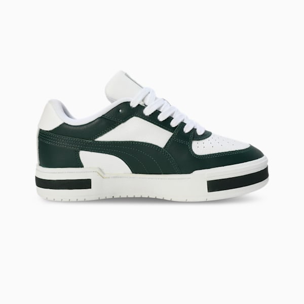 CA Pro Classic Leather Sneakers, Puma White-Green Gables, extralarge-IND