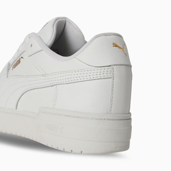 Unisex CA Pro Classic Leather Sneakers, Puma White, extralarge-IND