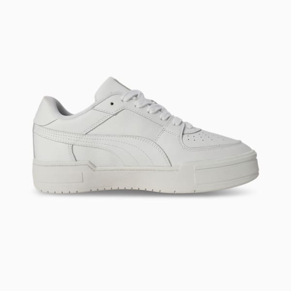 Unisex CA Pro Classic Leather Sneakers, Puma White, extralarge-IND